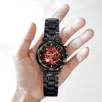 AC/DC Black Stainless Steel Watch – MAITM 7898