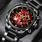 AC/DC Black Stainless Steel Watch – MAITM 7898