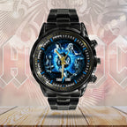 AC/DC Black Stainless Steel Watch – GNE 2134