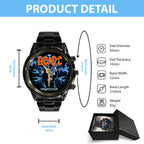 AC/DC Black Stainless Steel Watch – TANTN 12281