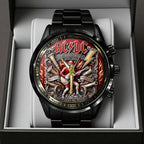 AC/DC Black Stainless Steel Watch – TANTN20553