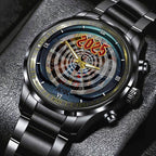 AC/DC Black Stainless Steel Watch – GNE NEW34