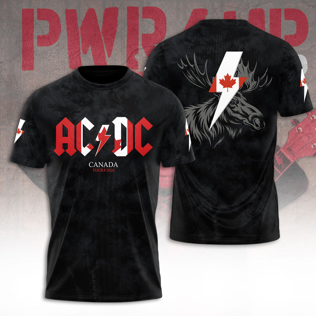 AC/DC Canada PWR UP Tour 3D Apparel – TANTN24223