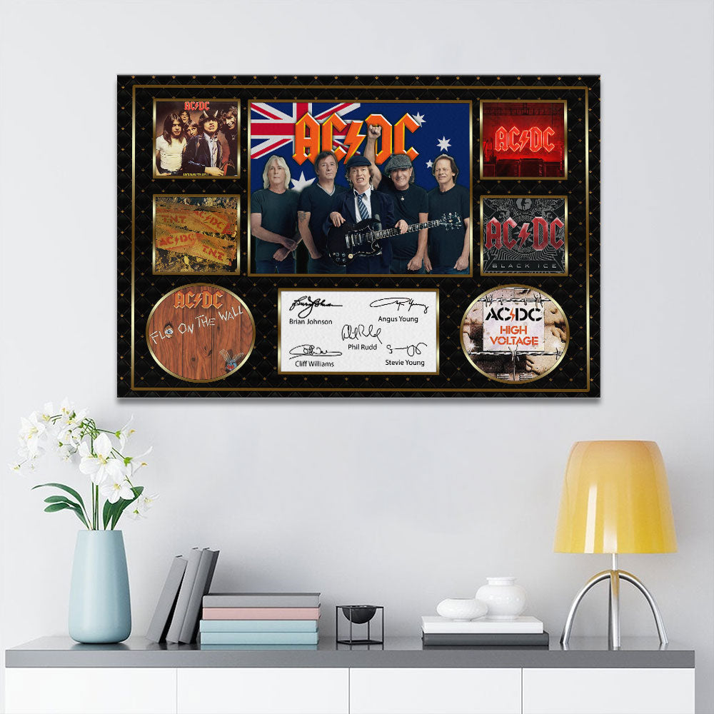 AC/DC Rectangle Canvas With Inner Frame – HOATT14704