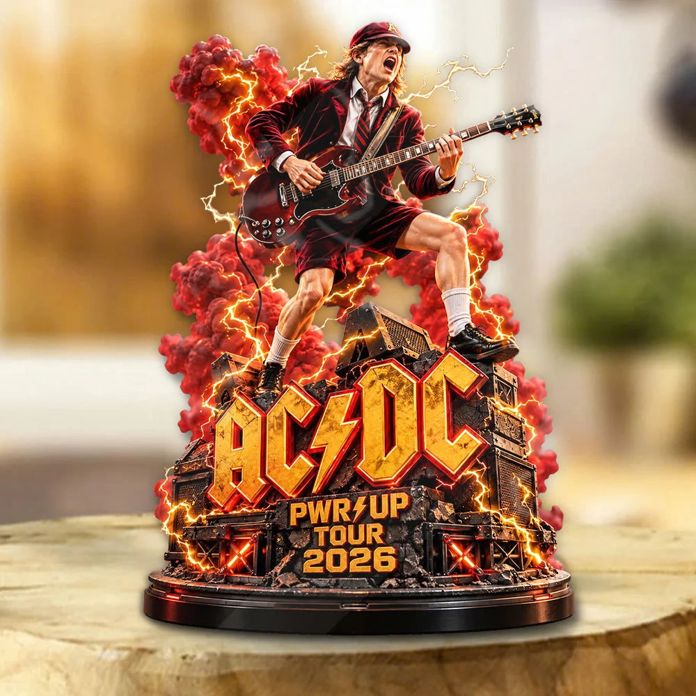 AC/DC PWR UP Tour Custom Shape Acrylic Plaque – TANTN25795