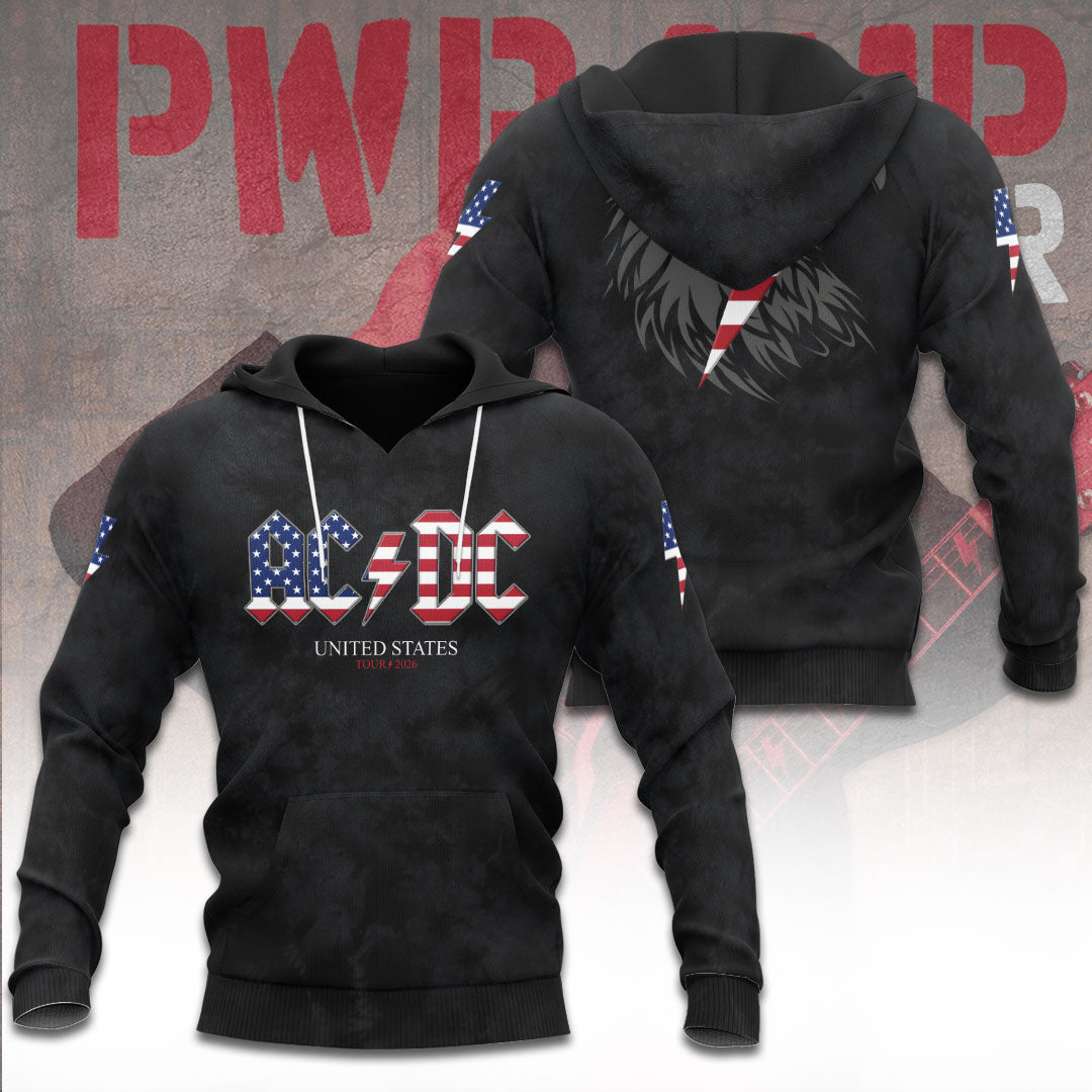 AC/DC USA PWR UP Tour 3D Apparel – TANTN24224