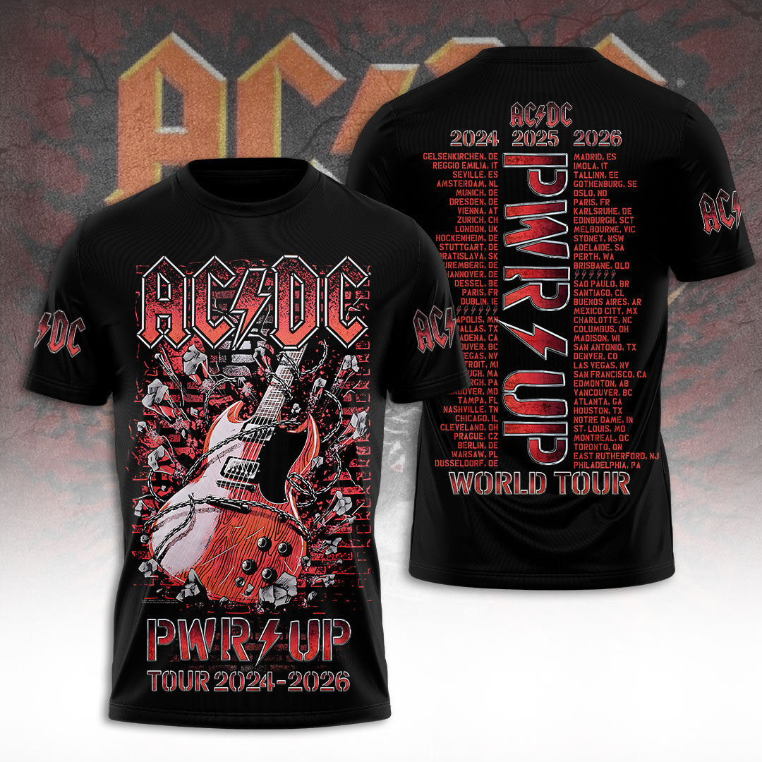 AC/DC World Tour 2026 3D Apparel – TANTN21366