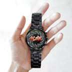 AC/DC Black Stainless Steel Watch – GNE NEW16
