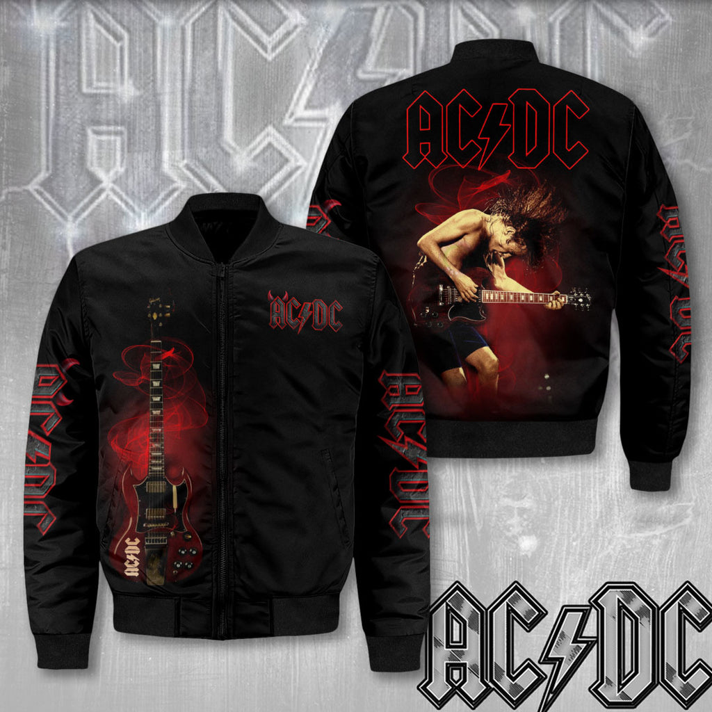 AC/DC Angus Young 3D Bomber Jacket – MAITM 11858