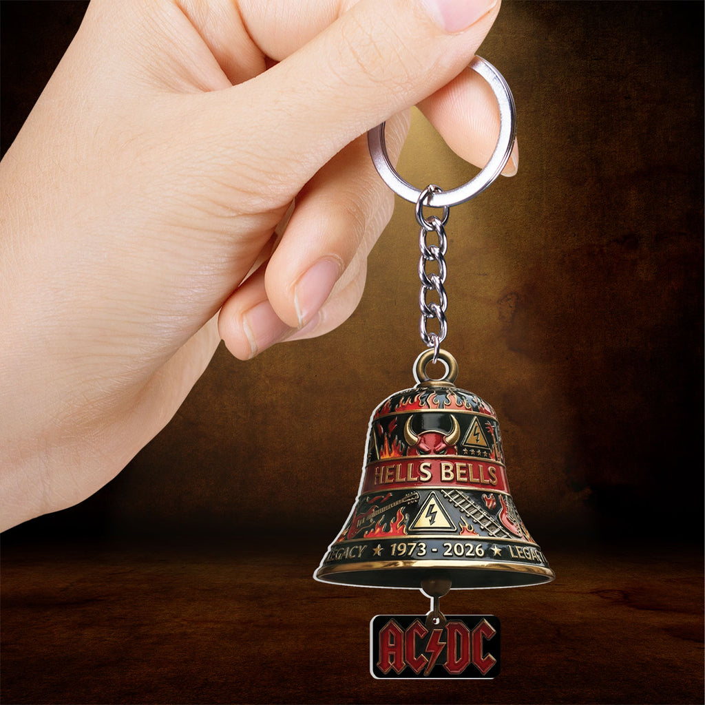 AC/DC Custom Shape 2-sided Keychain – TMTHU4218
