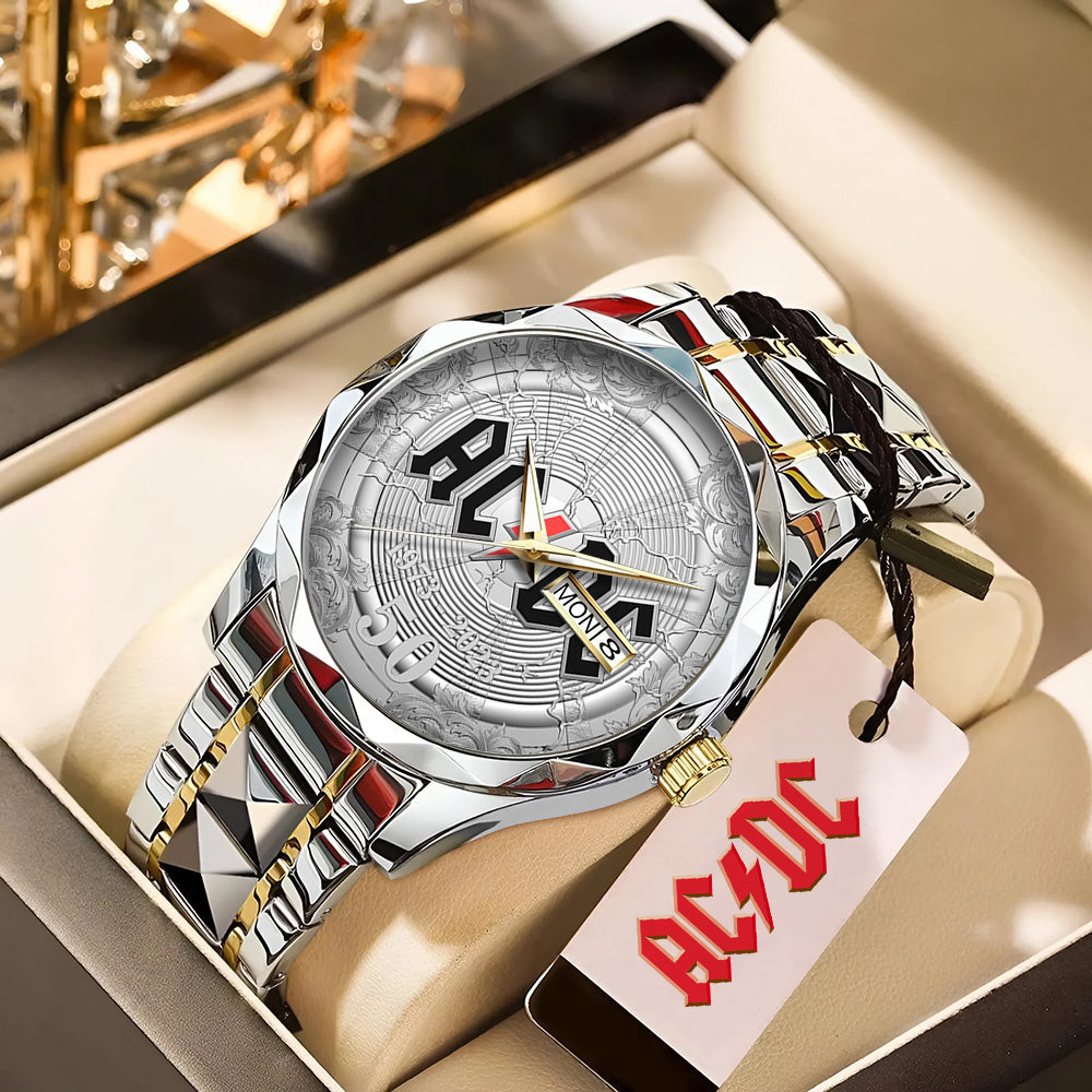 AC/DC Alloy Luxury Quartz Watch – TANTN 13794