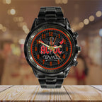 AC/DC Black Stainless Steel Watch – GNE NEW102