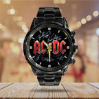 AC/DC Black Stainless Steel Watch – GNE 1318