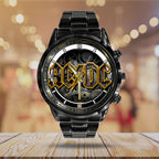 AC/DC Black Stainless Steel Watch – GNE 1329