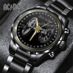 AC/DC Black Stainless Steel Watch – GNE 1573