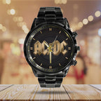 AC/DC Black Stainless Steel Watch – GNE 1637