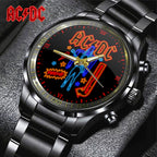 AC/DC Black Stainless Steel Watch – GNE 3455