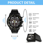 AC/DC Black Stainless Steel Watch – GNE 693