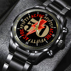 AC/DC Black Stainless Steel Watch – GNE 726