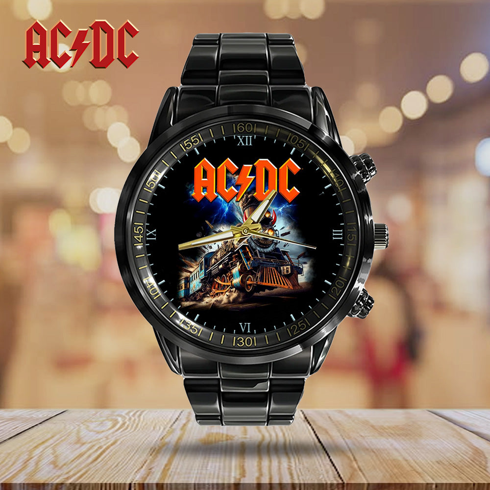 AC/DC Black Stainless Steel Watch – TANTN 12283