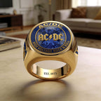 AC/DC 3D Engraved Ring – TANTN22977