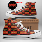 AC/DC High Top Canvas Shoes – GNE 753