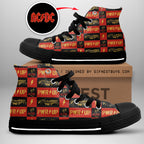AC/DC High Top Canvas Shoes – GNE 753
