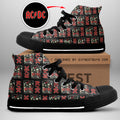 AC/DC High Top Canvas Shoes – GNE 819