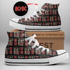 AC/DC High Top Canvas Shoes – GNE 819