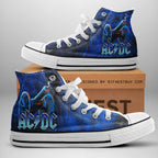 AC/DC High Top Canvas Shoes – NGHIAVT 1080