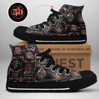 AC/DC High Top Canvas Shoes – TANTN 4572