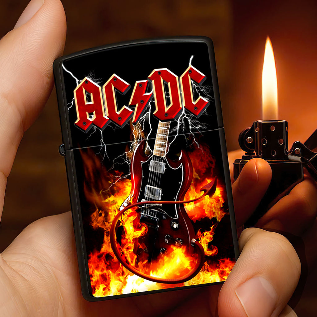 AC/DC Zippo Lighter Case (No Insert) – HOATT13398