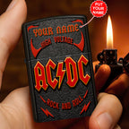 Personalized AC/DC Zippo Lighter Case (No Insert) – HOATT13848
