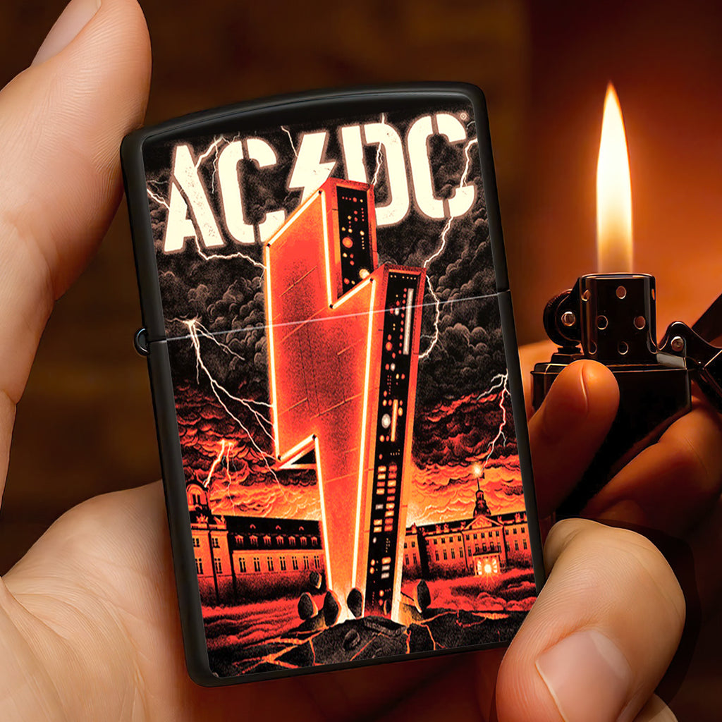 AC/DC Zippo Lighter Case (No Insert) – TANTN16345