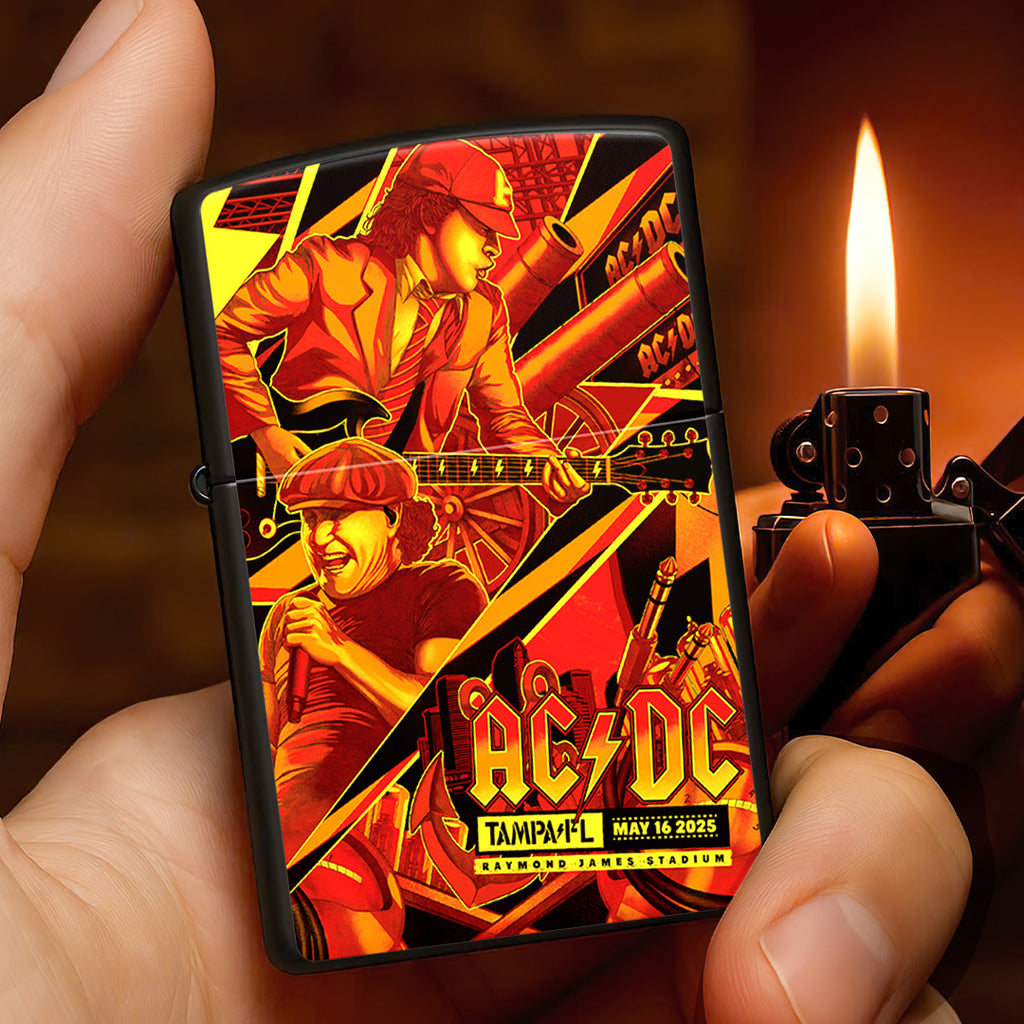 AC/DC Zippo Lighter Case (No Insert) – TANTN16349