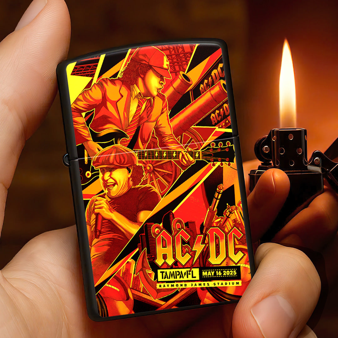 AC/DC Zippo Lighter Case (No Insert) – TANTN16349