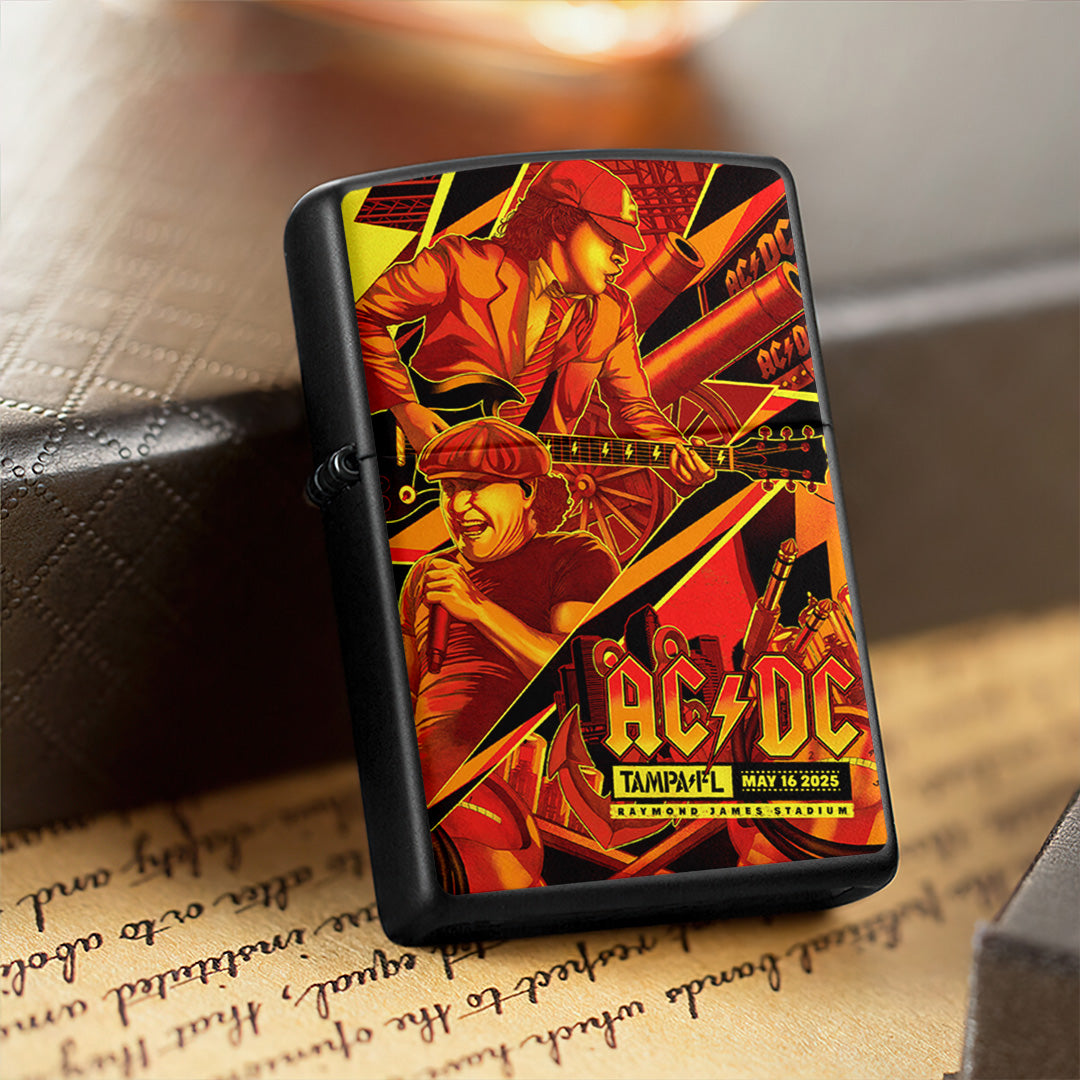 AC/DC Zippo Lighter Case (No Insert) – TANTN16349