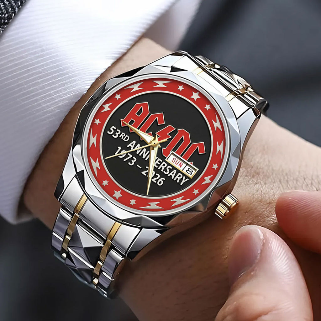 AC/DC 53rd Anniversary Alloy Luxury Quartz Watch – TANTN21701
