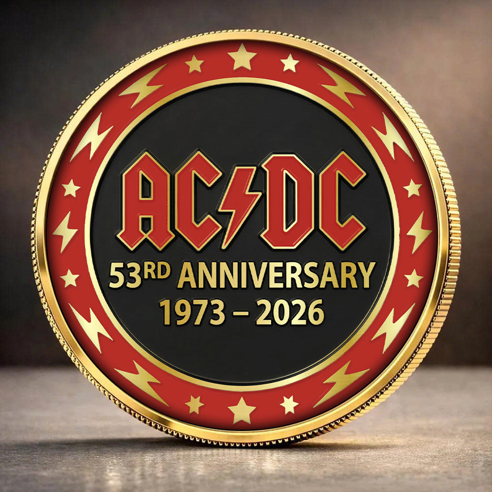 AC/DC 53rd Anniversary Commemorative Coin – TANTN21700