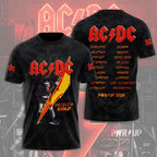 AC/DC Tour 2026 3D Apparel – TANTN24909