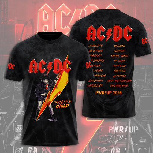 AC/DC Tour 2026 3D Apparel – TANTN24909