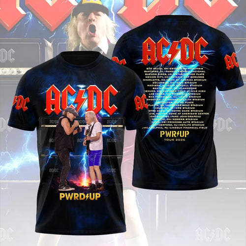AC/DC World Tour 2026 3D Apparel – HOATT20336