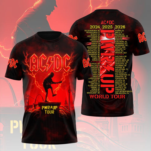 AC/DC World Tour 2026 3D Apparel – HOATT20297