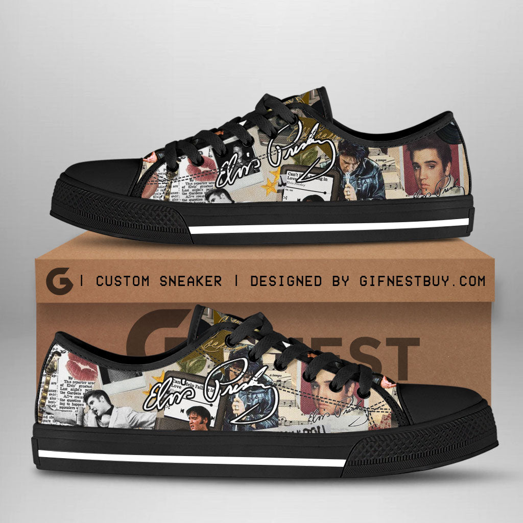 Elvis Presley Low Top Canvas Shoes – ANHNV 2096