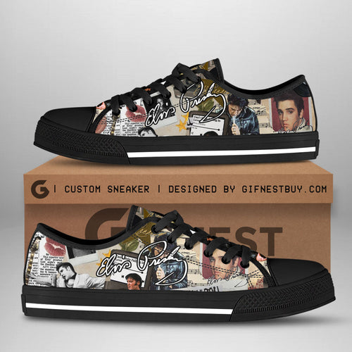 Elvis Presley Low Top Canvas Shoes – ANHNV 2096