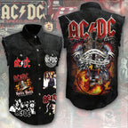 AC/DC 3D Lightweight Sleeveless Denim Shirt – ANHNV 3045