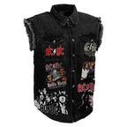 AC/DC 3D Lightweight Sleeveless Denim Shirt – ANHNV 3045