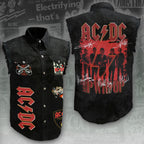 AC/DC 3D Lightweight Sleeveless Denim Shirt – ANHNV 3818
