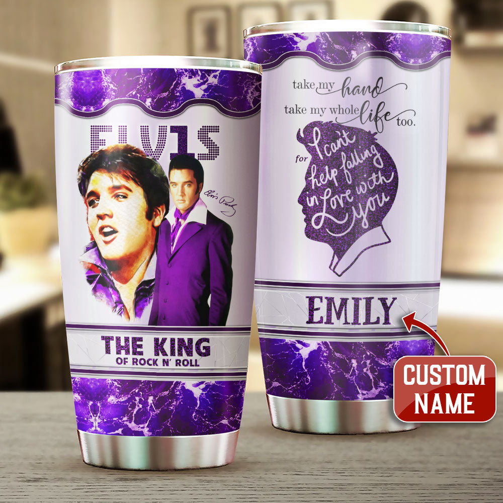 Personalized Elvis Presley Tumbler Cup – ANHNV 4011
