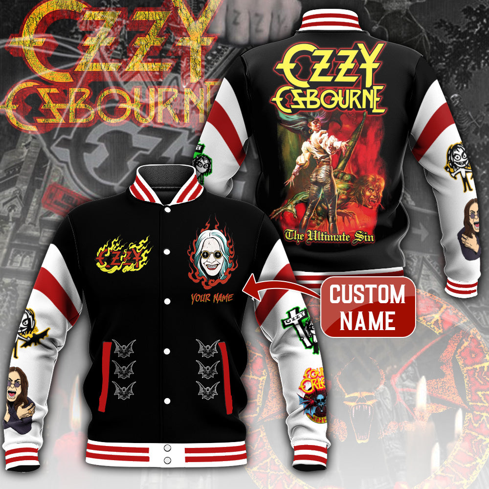 Personalized Black Sabbath Ozzy Osbourne Varsity Jacket – ANHNV 4220